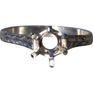 Ladies Antique Platinum Mounting