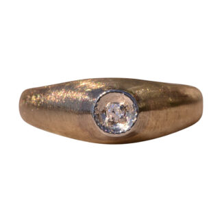 The Russellville:  Childrens Diamond Ring in Yellow gold