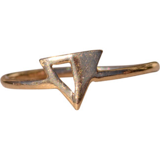 The Bankhead Forest:  Yellow Gold Triple Triangle Ring