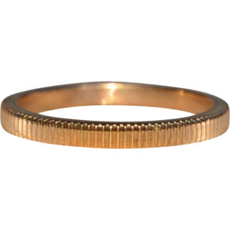 SOLD - The Bodallin: Yellow Gold Reeded Eternity Band