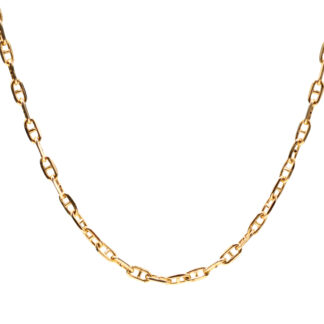 SOLD - The Gucci Getter: Yellow Gold Modified Anchor Link Chain