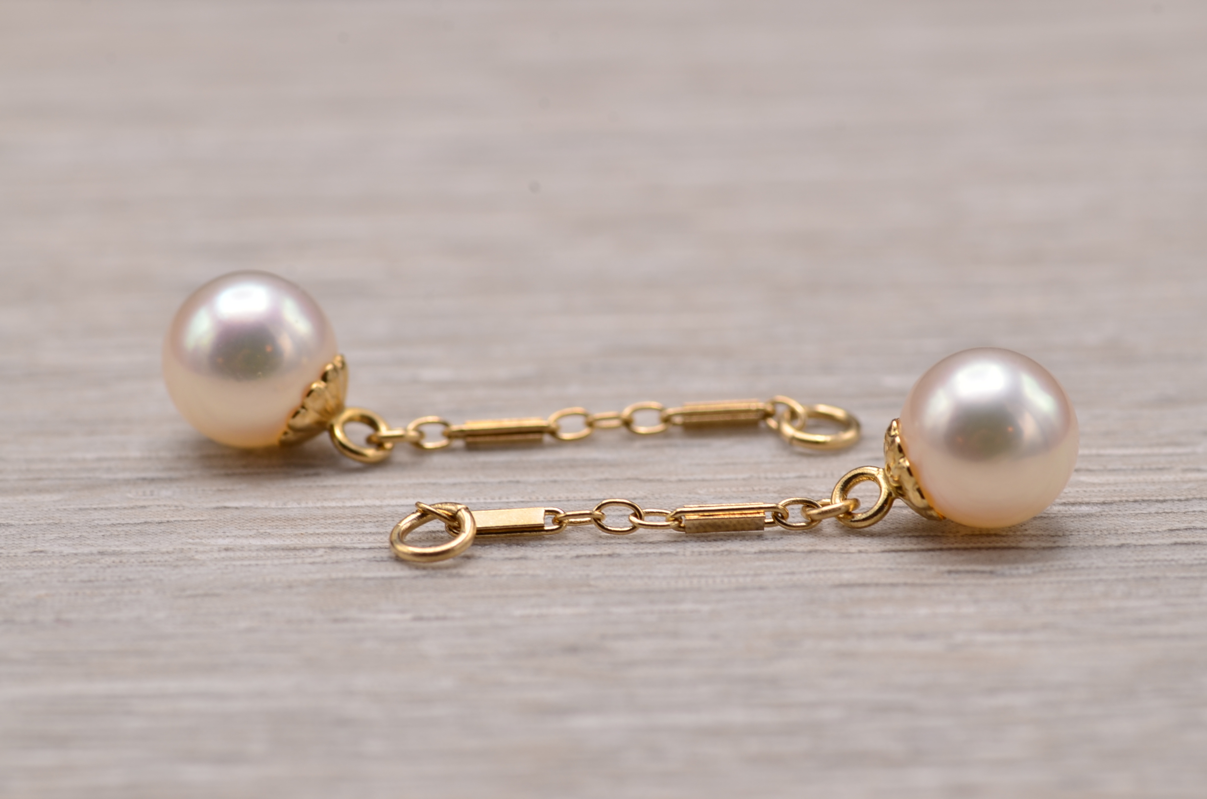 SOLD - The Albi: Vintage Pearl Dangler Earring Jackets - Image 2