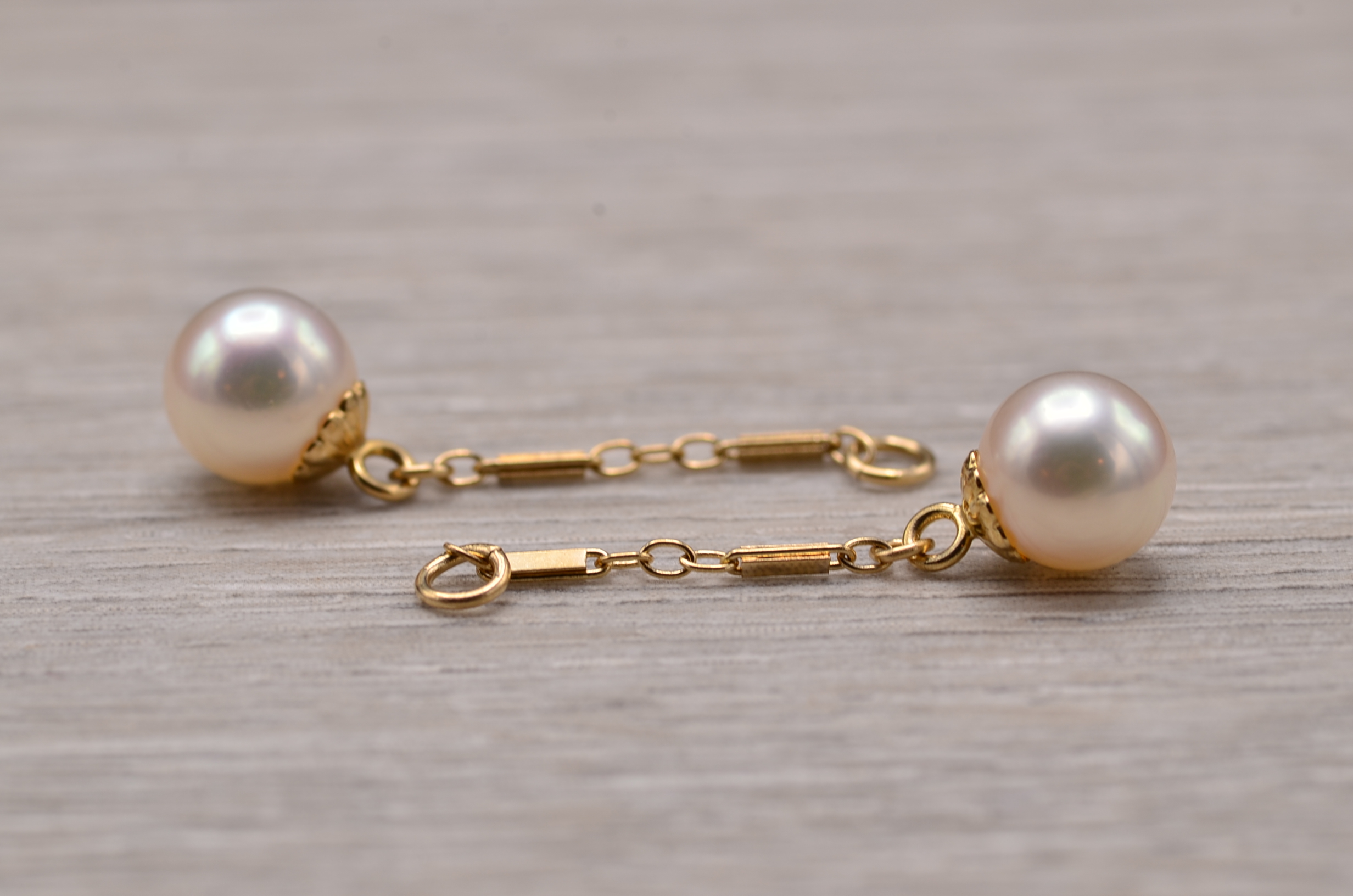 SOLD - The Albi: Vintage Pearl Dangler Earring Jackets - Image 3