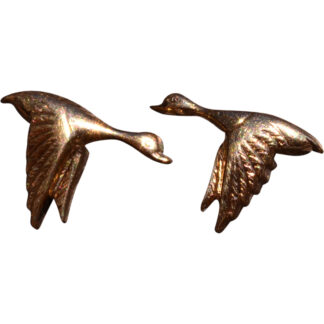 SOLD - The Allianz: Yellow Gold Duck Earrings by Larter