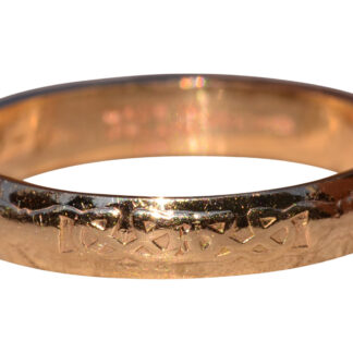 SOLD - The Lach: Signed Irish Made Claddagh Ring in Yellow Gold