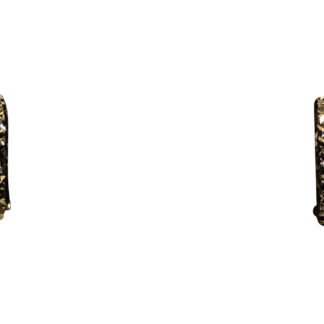 The Whalers Lane:  Turkish Diamond Cut Clip Earrings in Yellow Gold