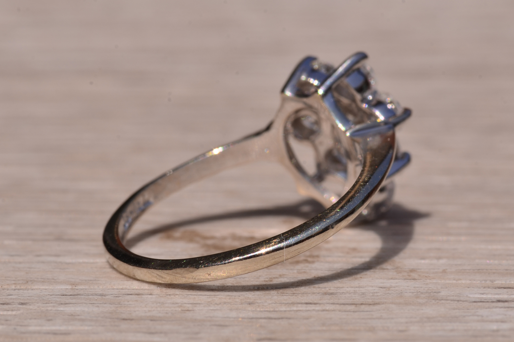 The Cedar Street: Vintage Diamond Shaped Diamond Ring - Image 5