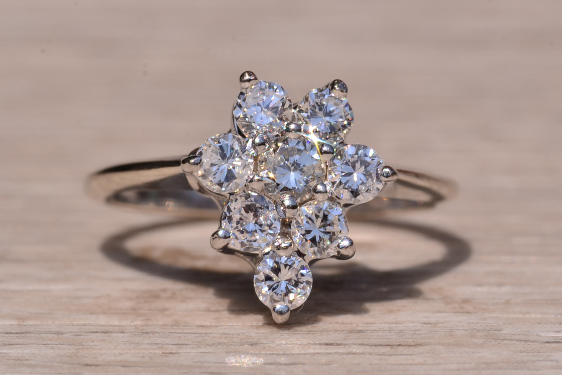 The Cedar Street: Vintage Diamond Shaped Diamond Ring - Image 7