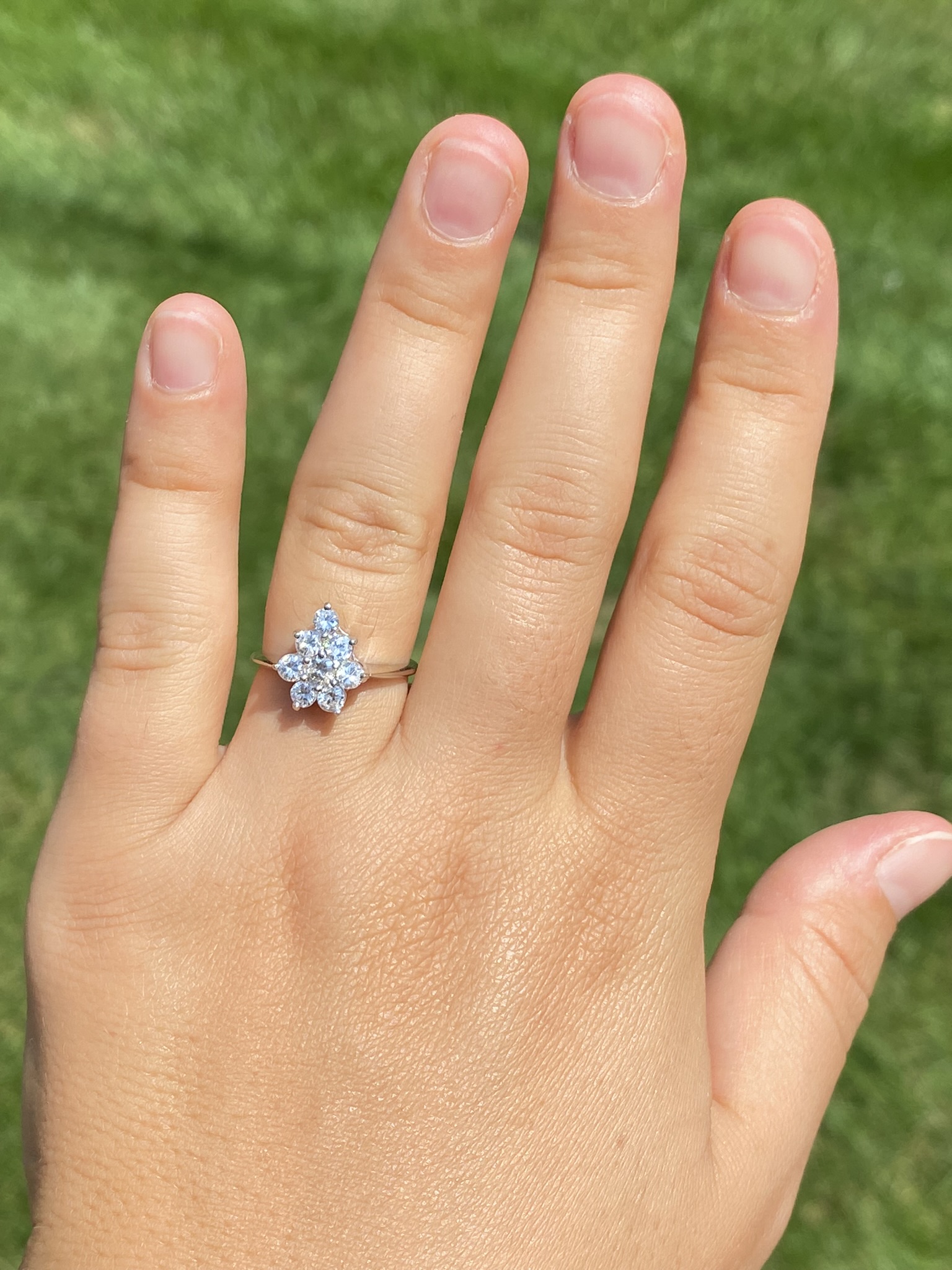 The Cedar Street: Vintage Diamond Shaped Diamond Ring - Image 8