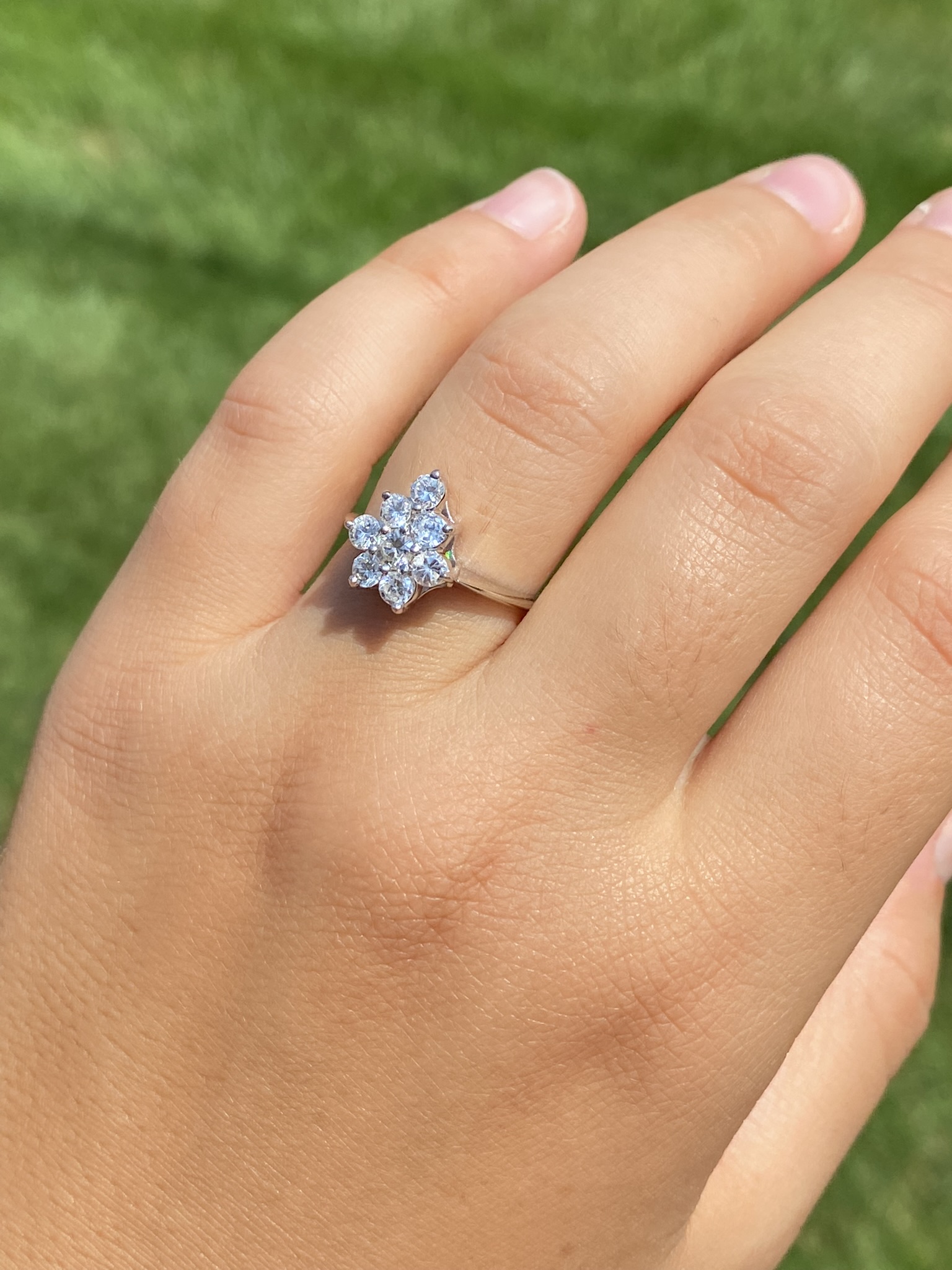 The Cedar Street: Vintage Diamond Shaped Diamond Ring - Image 9
