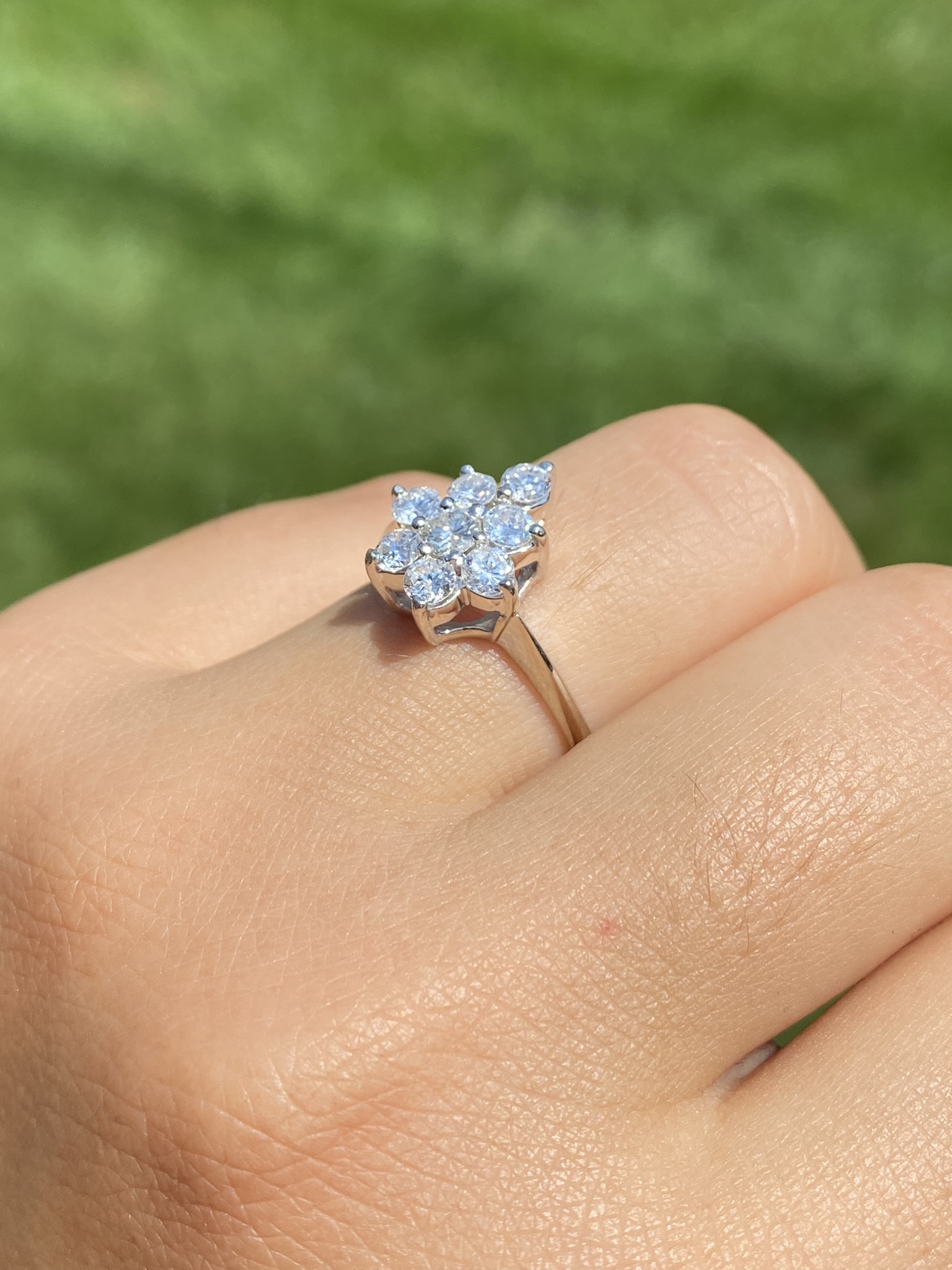 The Cedar Street: Vintage Diamond Shaped Diamond Ring - Image 10