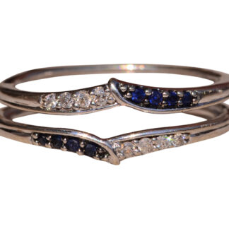 The Plaza: White Gold Sapphire and Diamond Jacket
