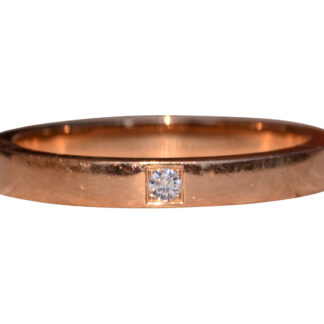 SOLD - The Marry Me: Vintage BVLGARI 'Marry Me' Ring in Rose Gold set with Diamond