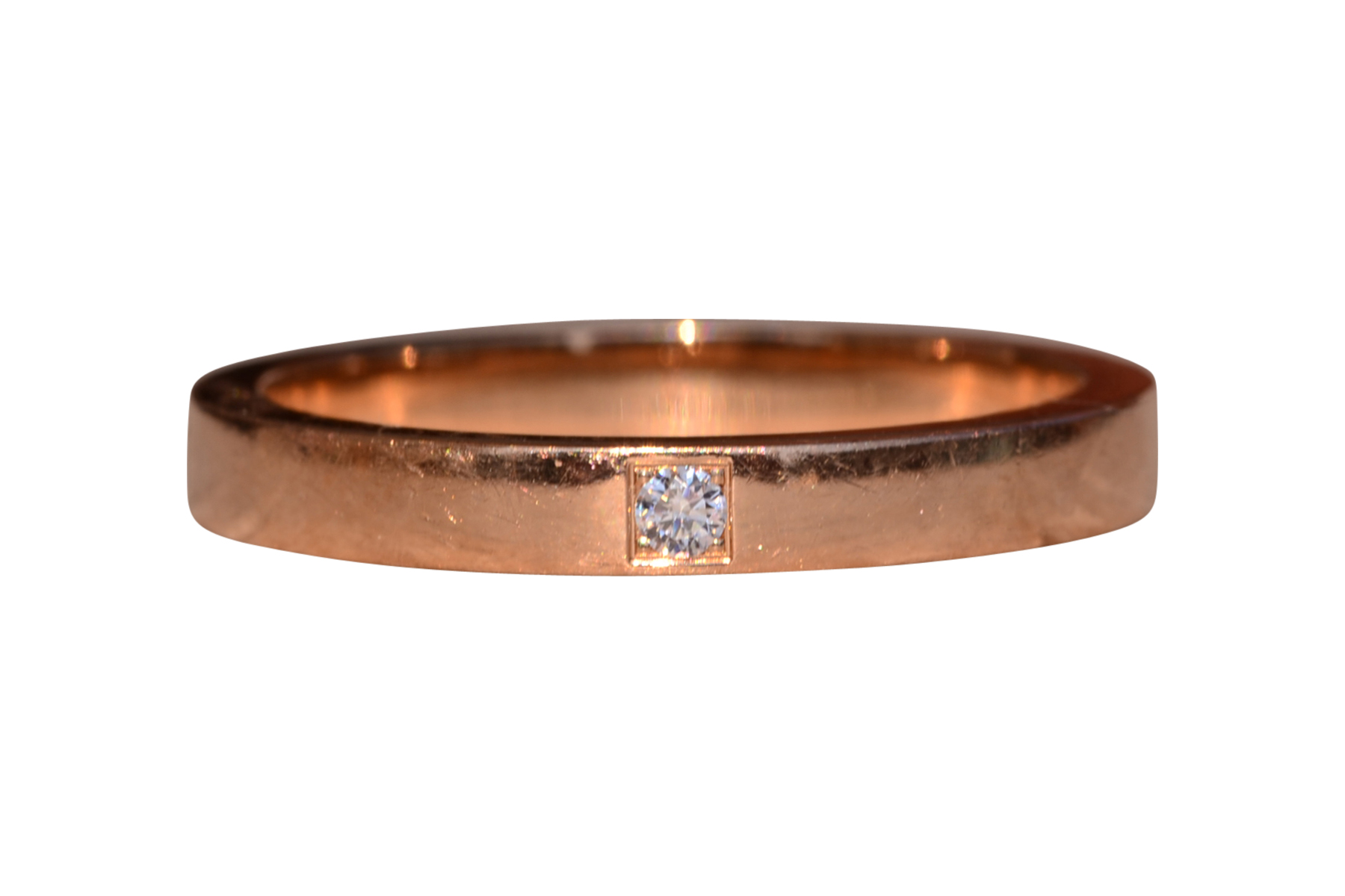 SOLD - The Marry Me: Vintage BVLGARI 'Marry Me' Ring in Rose Gold set with Diamond