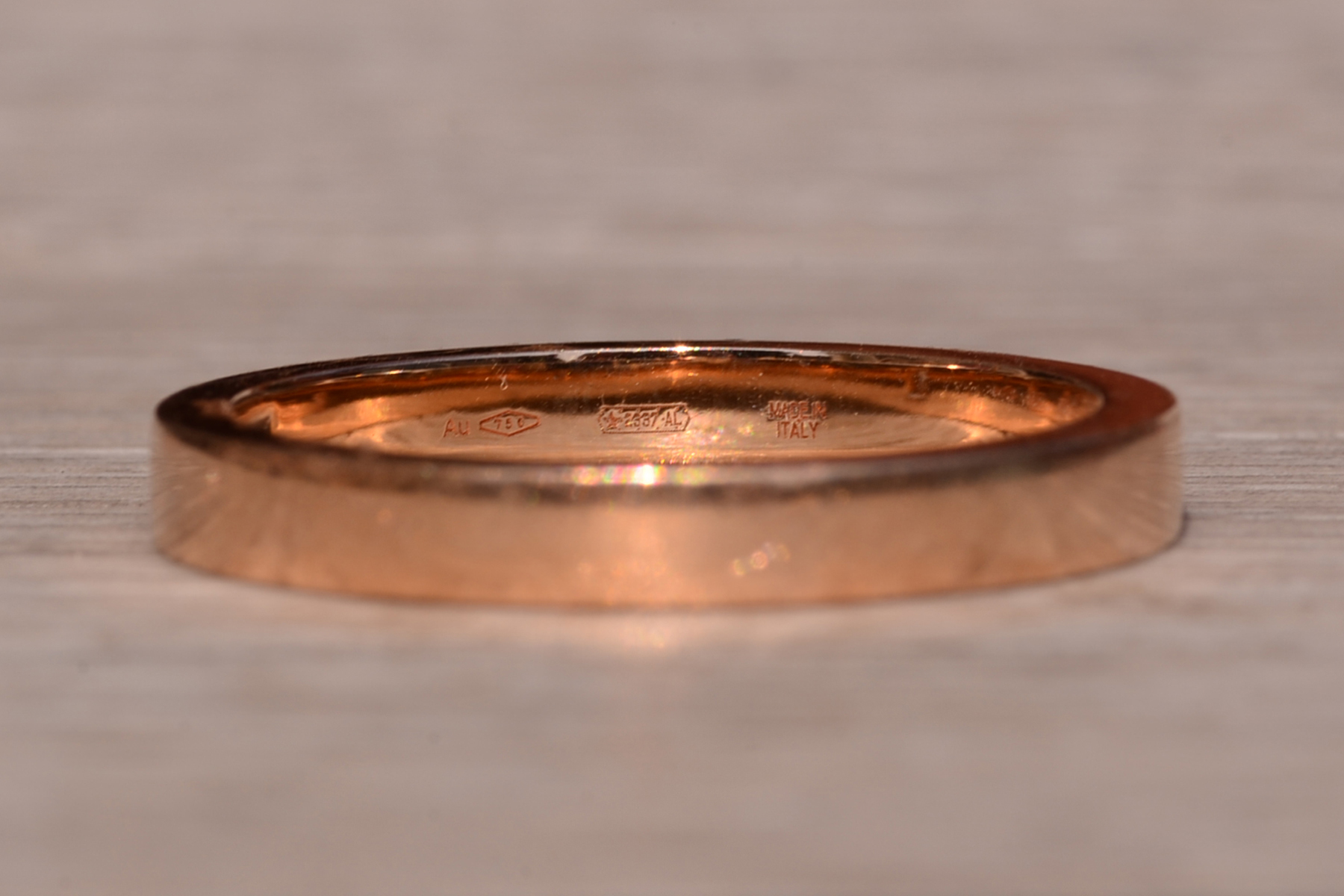 SOLD - The Marry Me: Vintage BVLGARI 'Marry Me' Ring in Rose Gold set with Diamond - Image 8