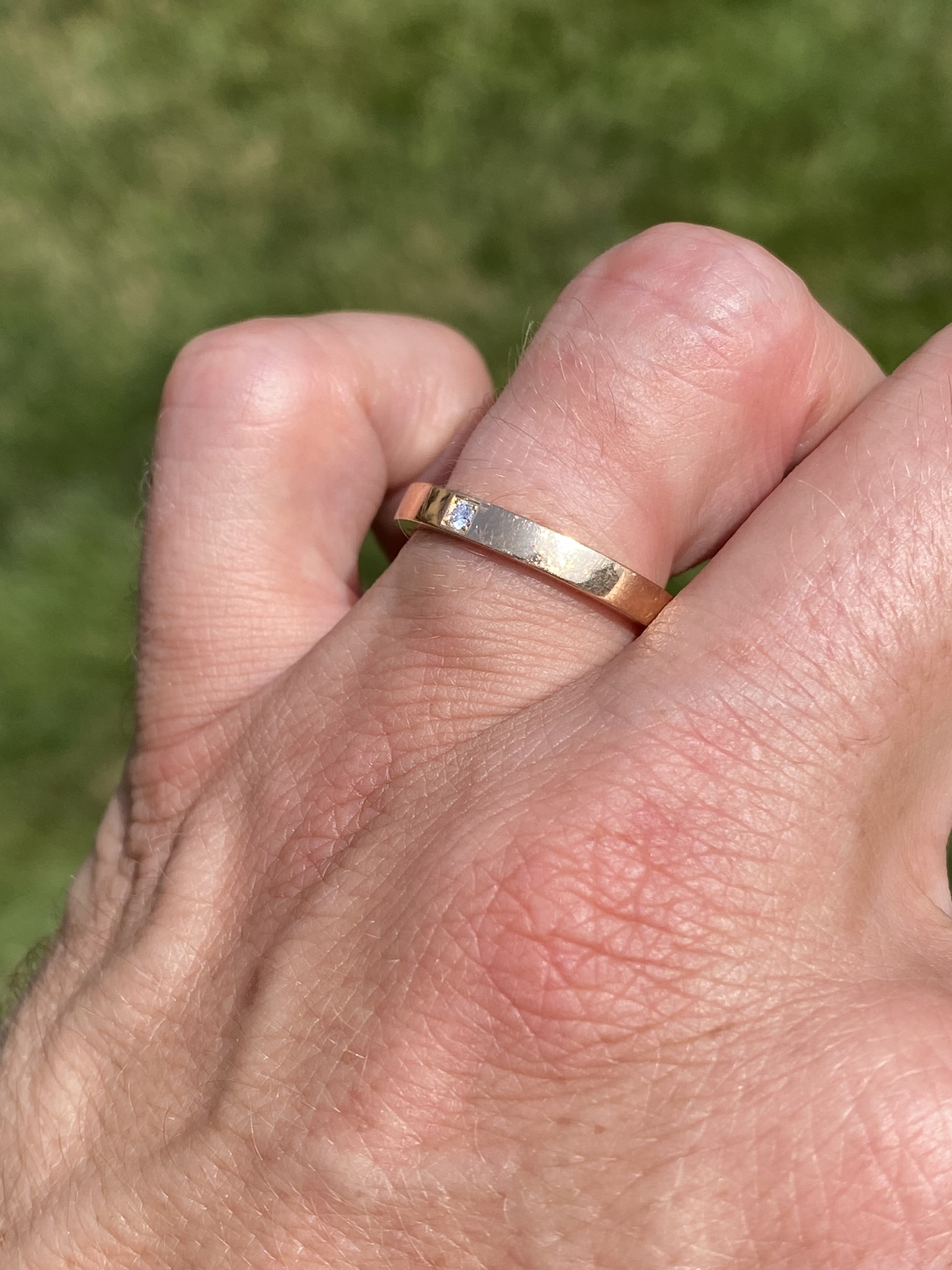 SOLD - The Marry Me: Vintage BVLGARI 'Marry Me' Ring in Rose Gold set with Diamond - Image 10