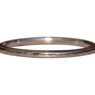 The Richmond Road: Antique Art Deco Belias White Gold Stackable Band