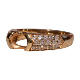 Ladies 14K Yellow Gold Semi Mount