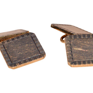 The 77th Street:  Tiffany and Company Yellow Gold Cufflinks
