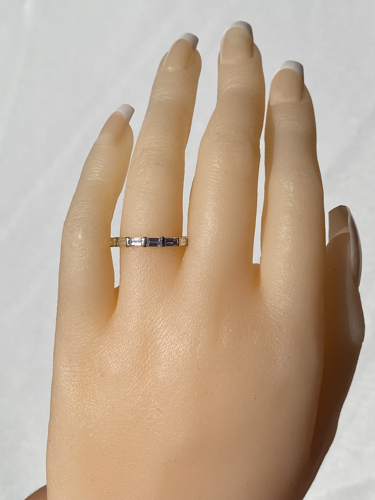 The 75th Street: East to West Set Baguette Diamond Band in Yellow Gold - Image 8