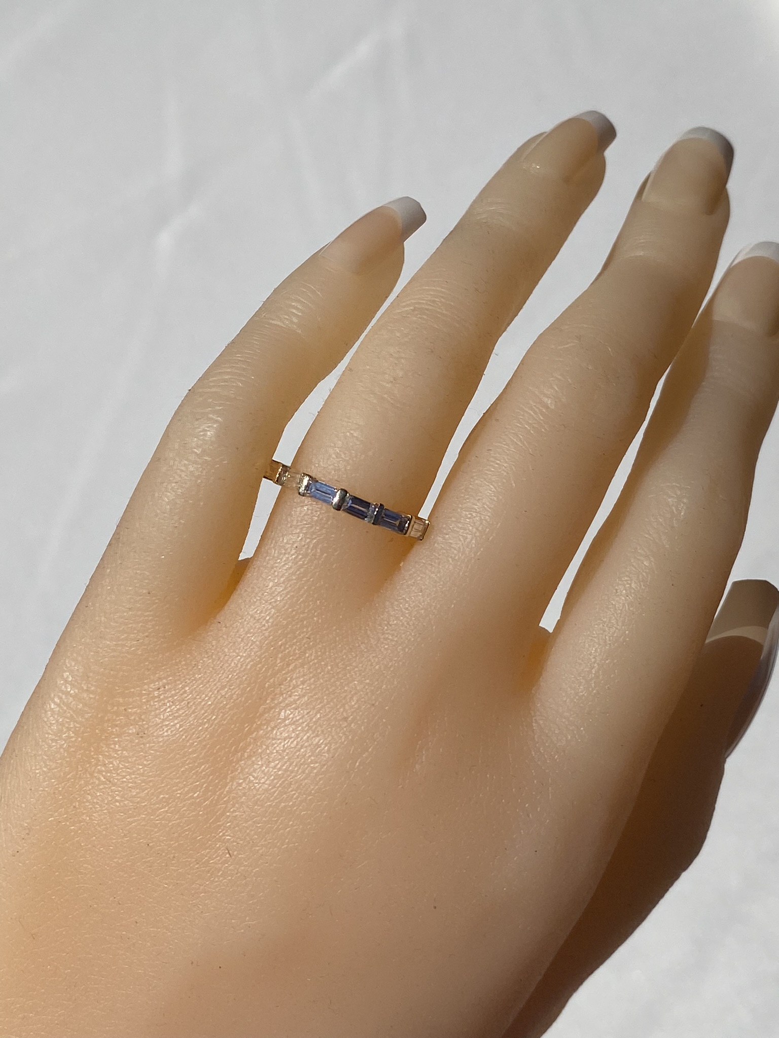 The 75th Street: East to West Set Baguette Diamond Band in Yellow Gold - Image 9