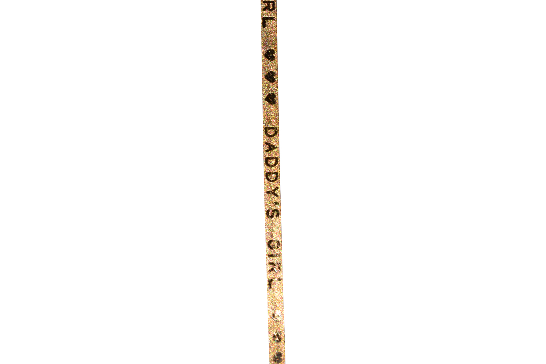 SOLD - The 67th Street: Vintage Daddy's Girl Bracelet in Yellow Gold