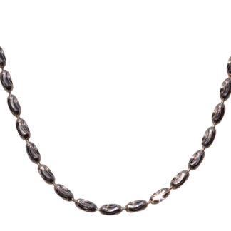 The 68th Street: Diamond Cut Specialty Chain in White Gold