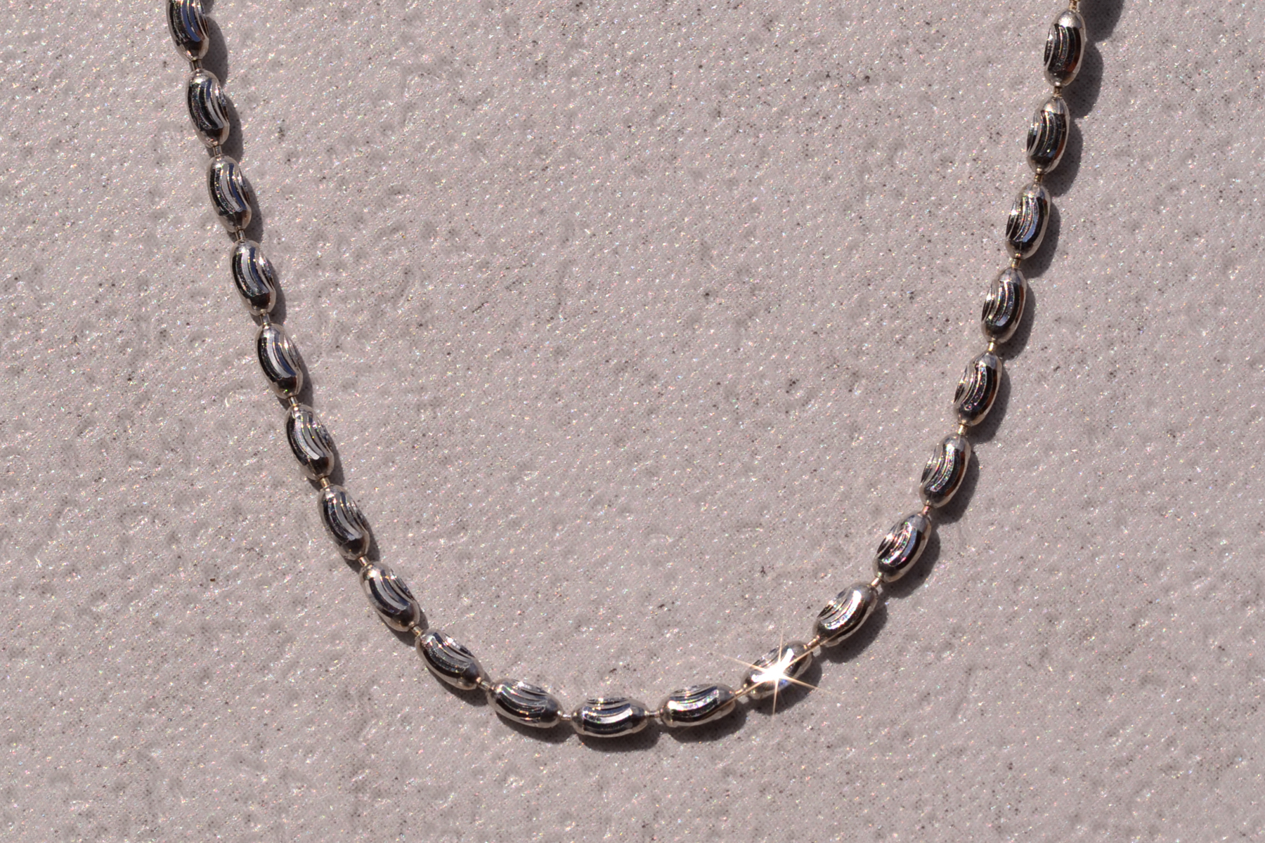The 68th Street: Diamond Cut Specialty Chain in White Gold - Image 2