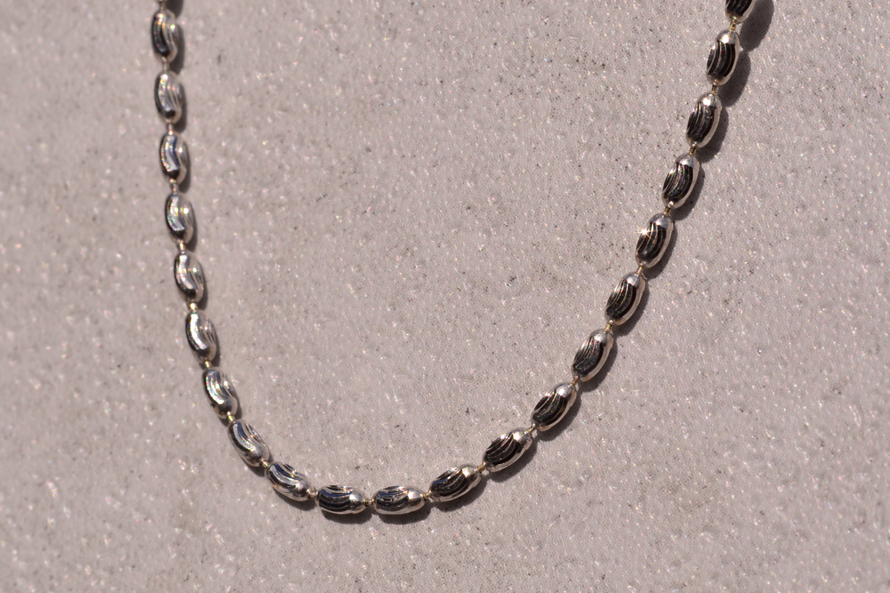 The 68th Street: Diamond Cut Specialty Chain in White Gold - Image 3