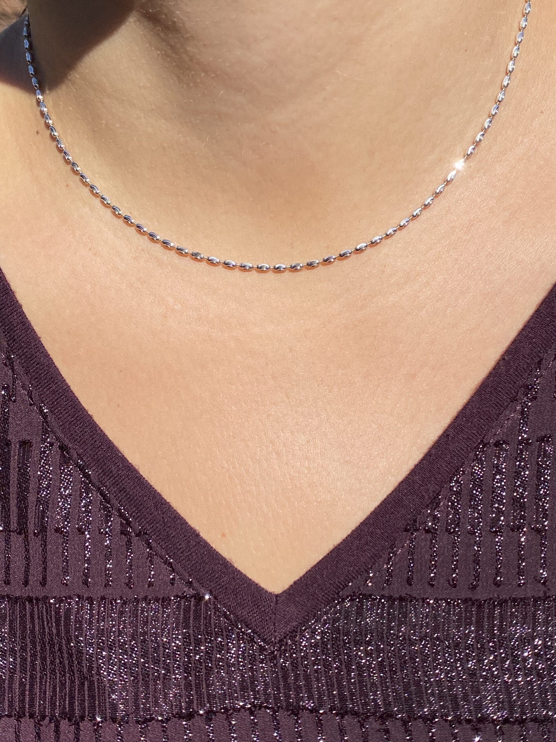 The 68th Street: Diamond Cut Specialty Chain in White Gold - Image 4