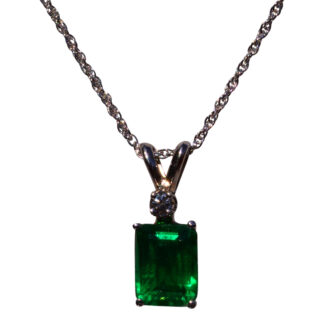 The 66th Street: Speidel Signed Doublet Necklace with Natural Diamond