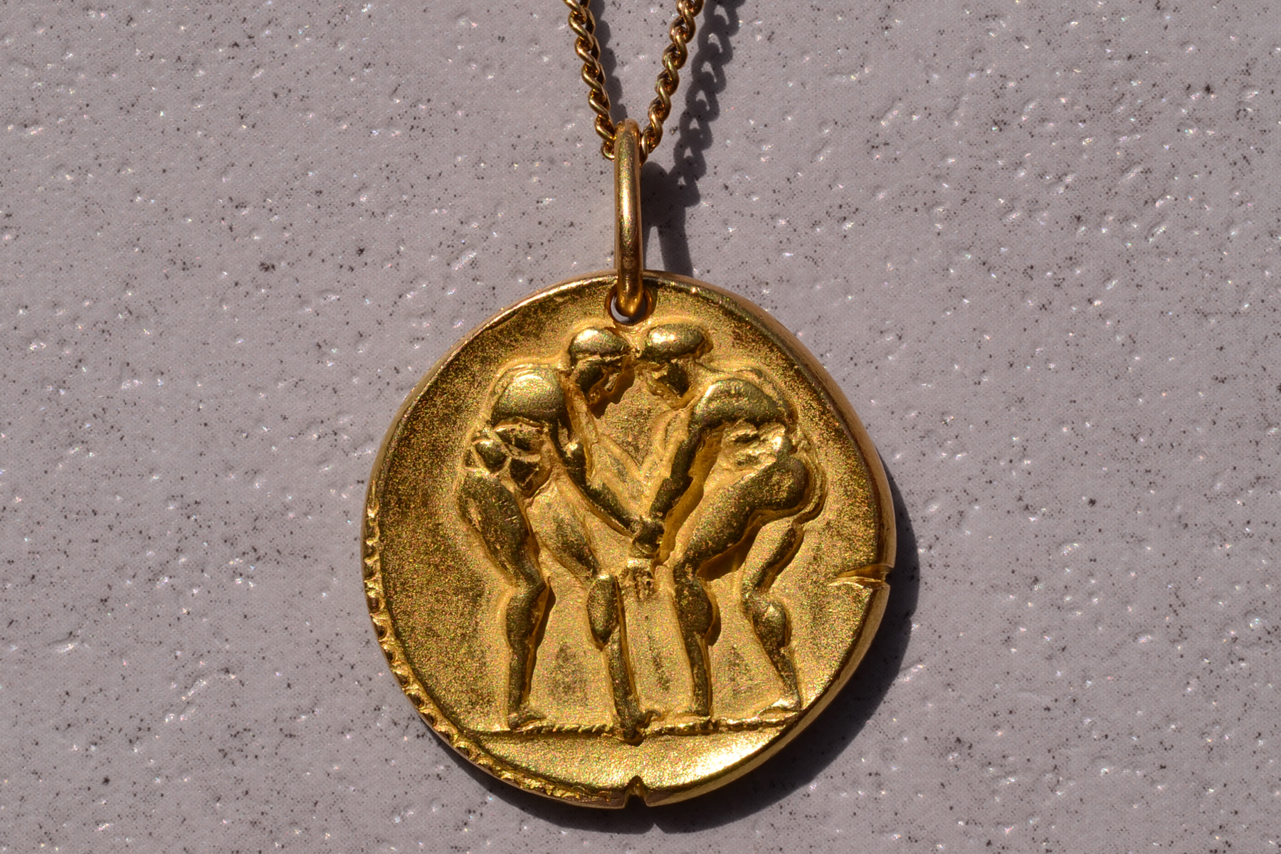 The 119th Street: Vintage Van Cleef and Arpels Georg Lenfant Gemini Zodiac Pendant - Image 2