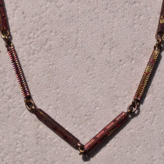 The 88th Street: Antique Hand Engraved Yellow Gold Bracelet with Purple Toning