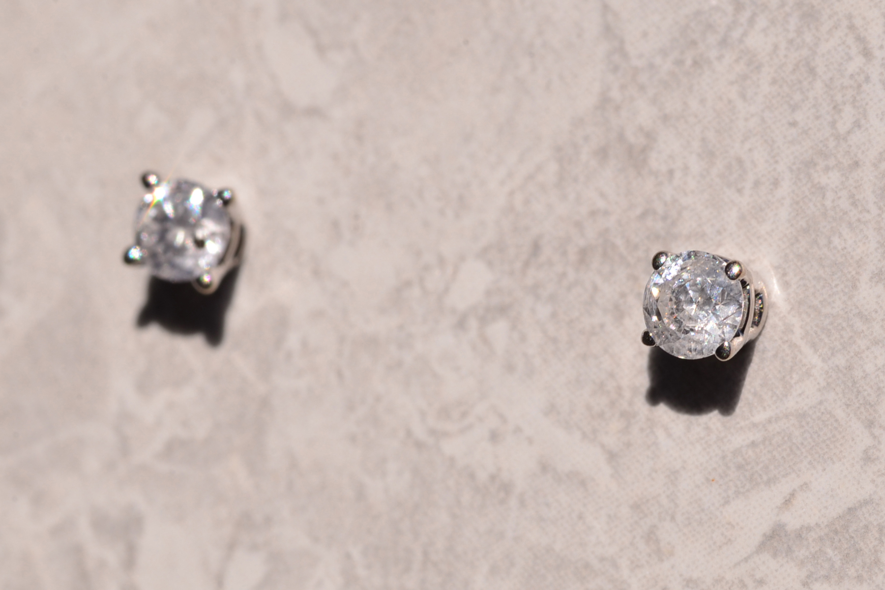 The 146th Street: White Gold Natural Diamond Studs - Image 3