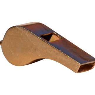 The 108th Street: Signed Yellow Gold Functional Whistle