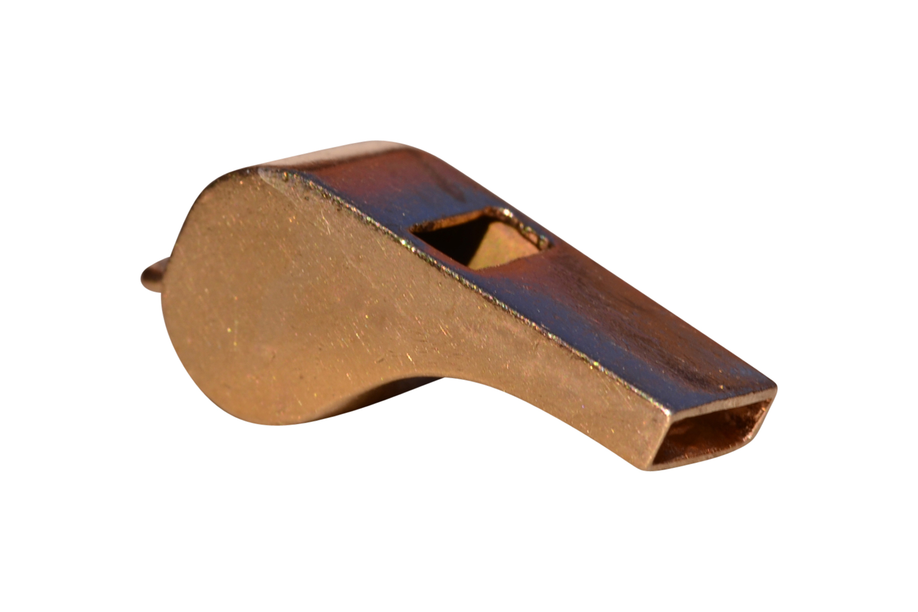 The 108th Street: Signed Yellow Gold Functional Whistle