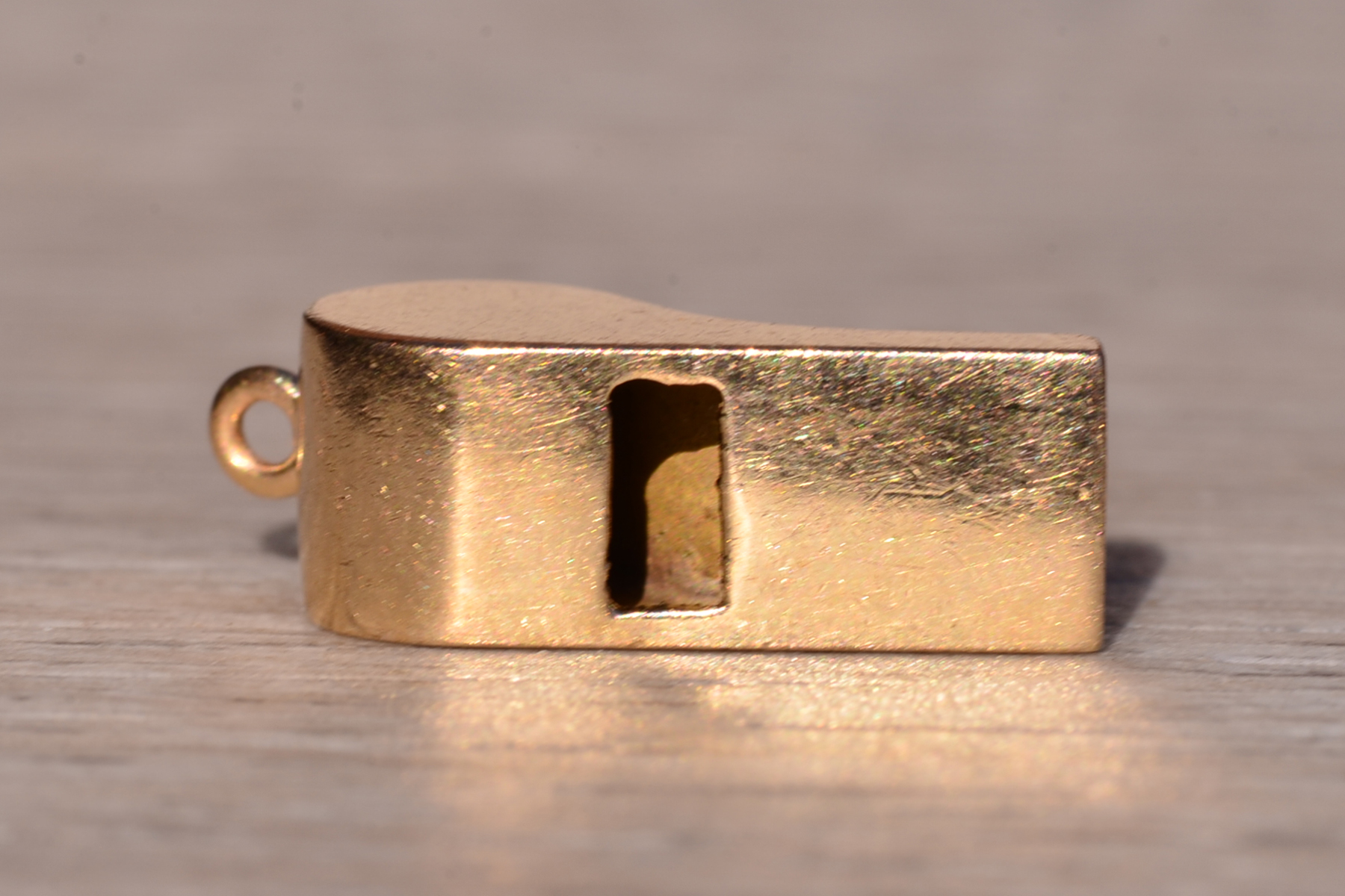 The 108th Street: Signed Yellow Gold Functional Whistle - Image 3