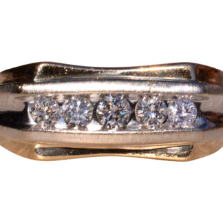 The 103rd Street: Gentleman's Two Tone Diamond Ring