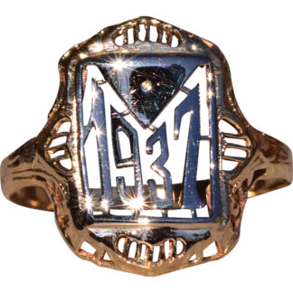 SOLD - The 114th Street: Hand Made Ring Circa 1937