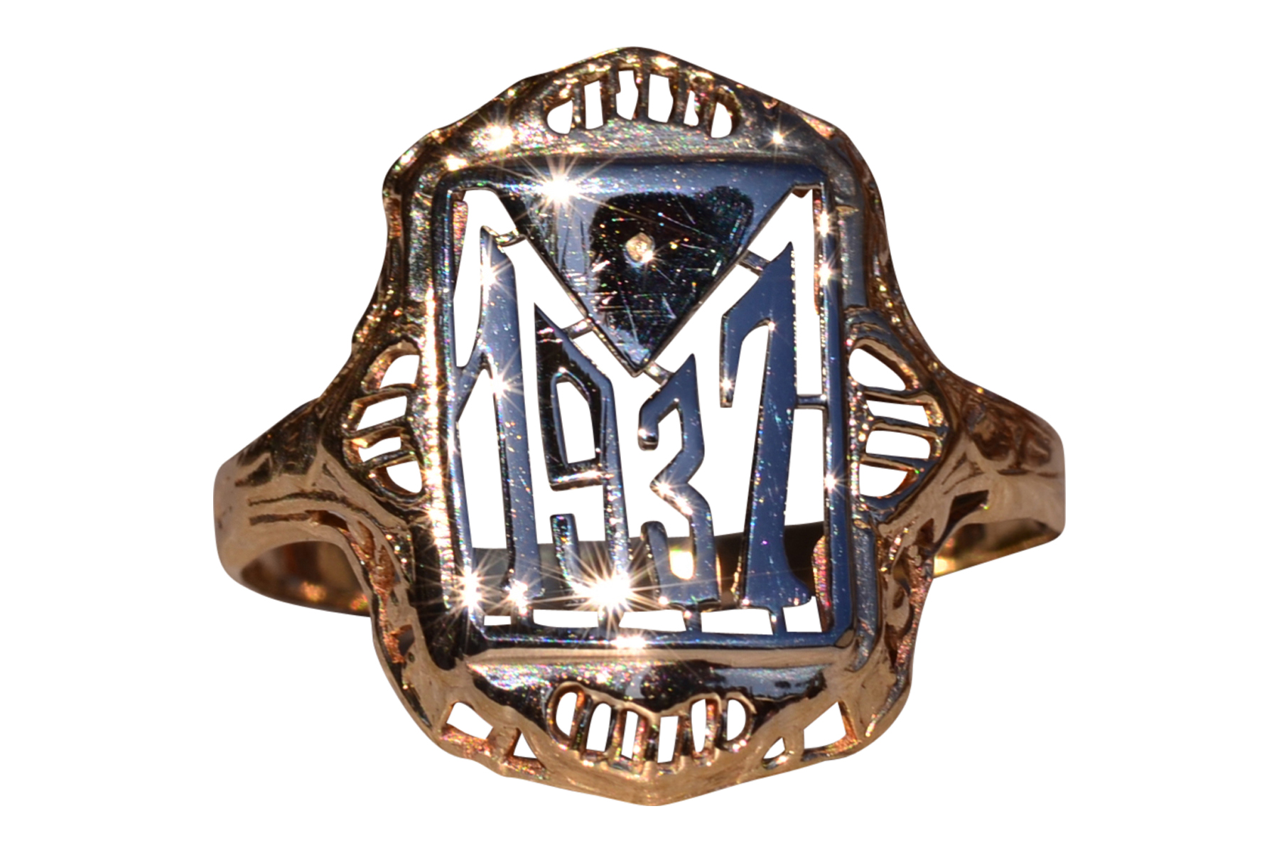 SOLD - The 114th Street: Hand Made Ring Circa 1937