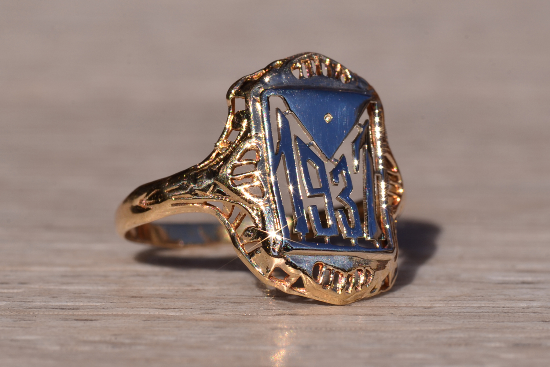 SOLD - The 114th Street: Hand Made Ring Circa 1937 - Image 6