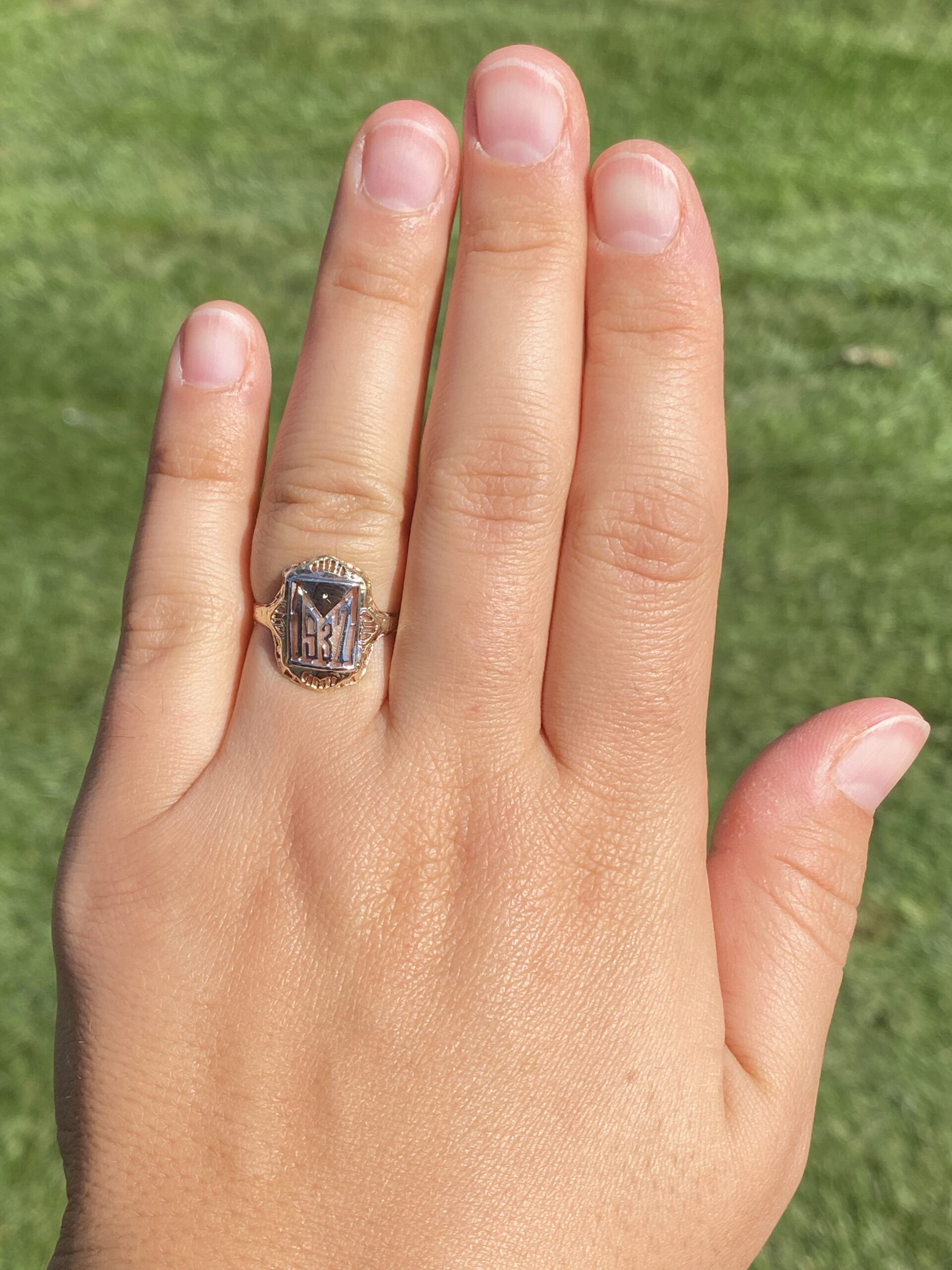 SOLD - The 114th Street: Hand Made Ring Circa 1937 - Image 8