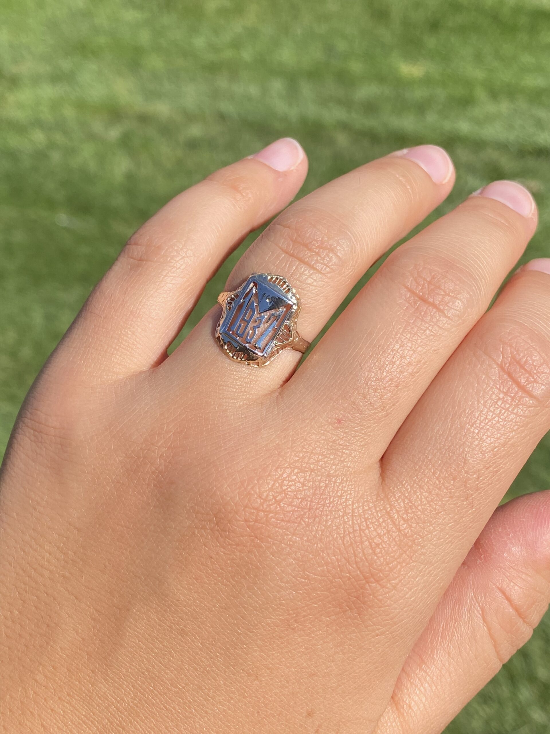 SOLD - The 114th Street: Hand Made Ring Circa 1937 - Image 9