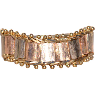 SOLD - The Flexi:  Tricolor 14K Gold Flexible Ring