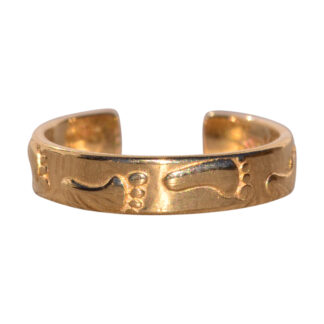 The Dronne: Yellow Gold Toe Ring