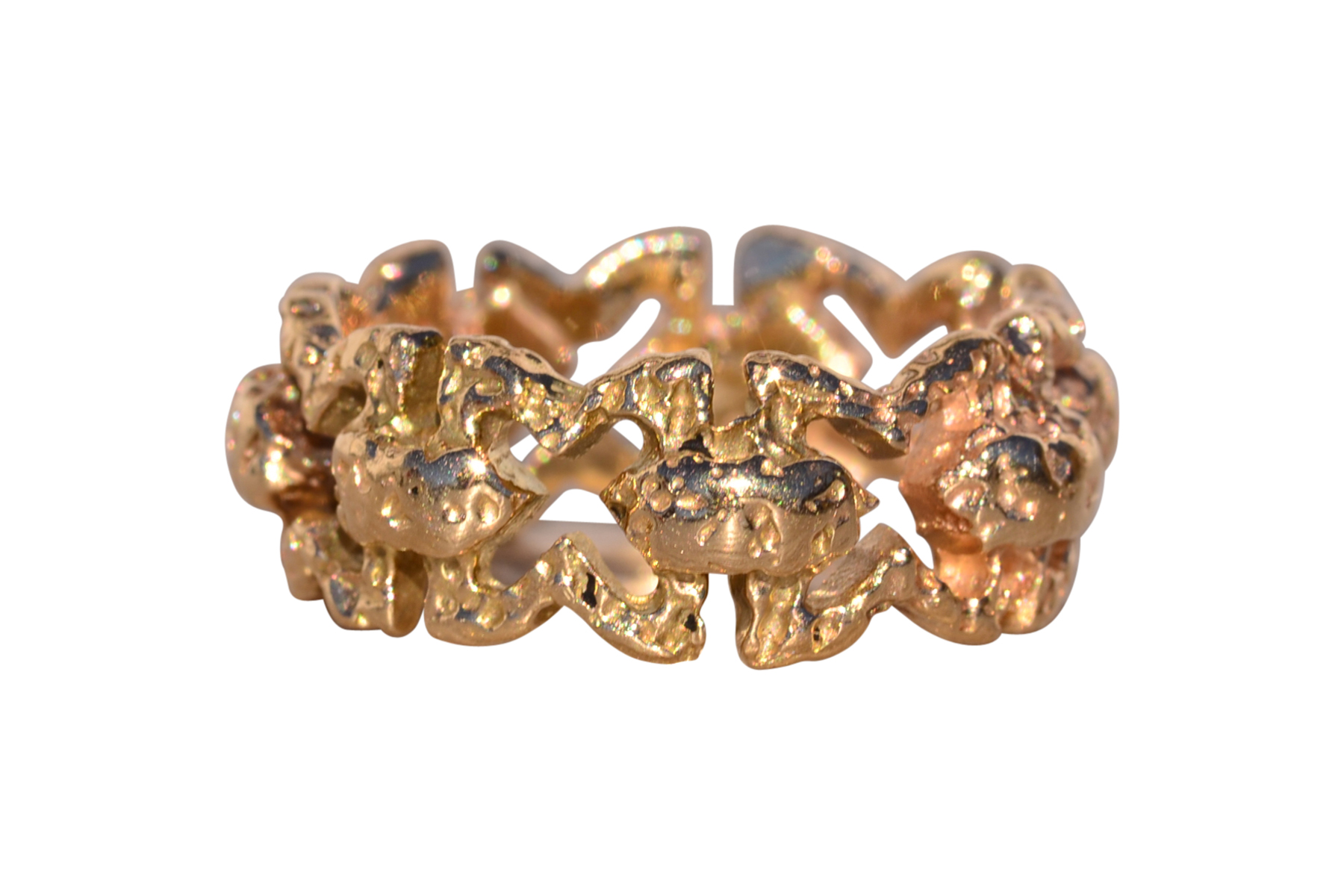 The Miano : Mid Century Yellow Gold Band