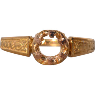 Antique Yellow Gold Mounting Circa 1890