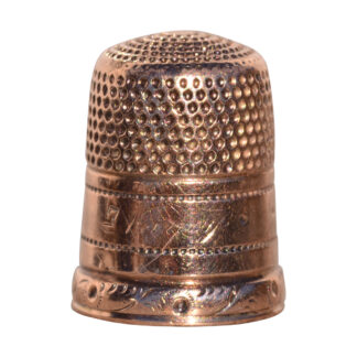 The Asiago: Antique Rose Gold Thimble