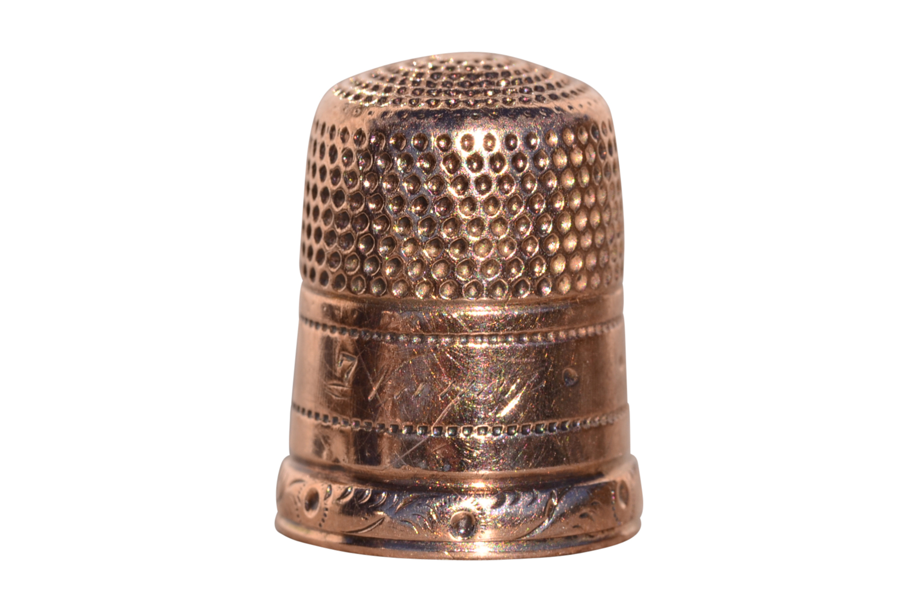 The Asiago: Antique Rose Gold Thimble