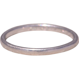 The 1939 Promise: Antique Platinum Wedding Band